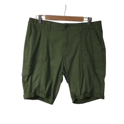 Katies Womens Size 14 Khaki Green Cargo Shorts (new)