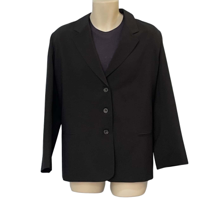  Mens  Size 18 Blazer Black  