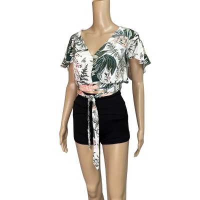 Grab DENIM Womens  Size 6 Floral top