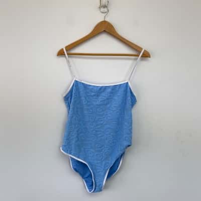 Ghanda Blue Spaced Asterias Ursula Swimsuit One Piece  Size 14