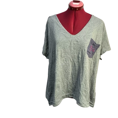 Peter Alexander Womens  Size 20 - 22 Pyjama Top Grey 