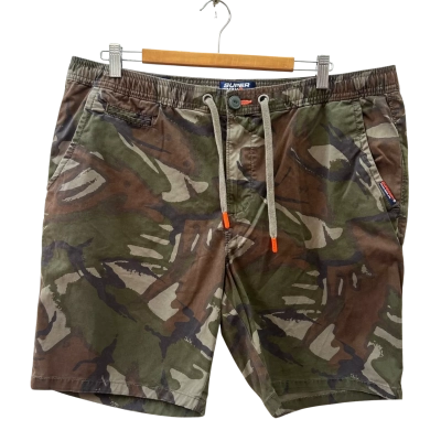 Superdry Mens Size 38 Camo Shorts 