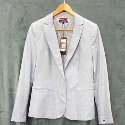 Tommy Hilfiger Womens  Size 6 Blazer Blue / Pattern 