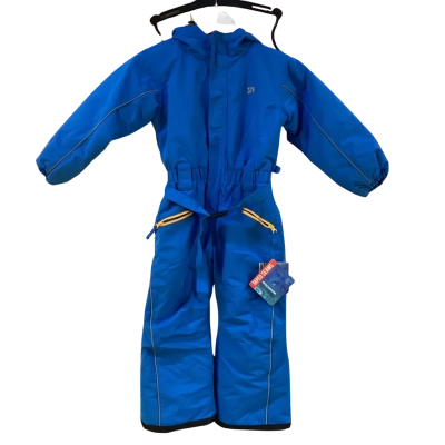 37 Degrees South Kids Size 6 Snow Jumpsuit Blue BNWT