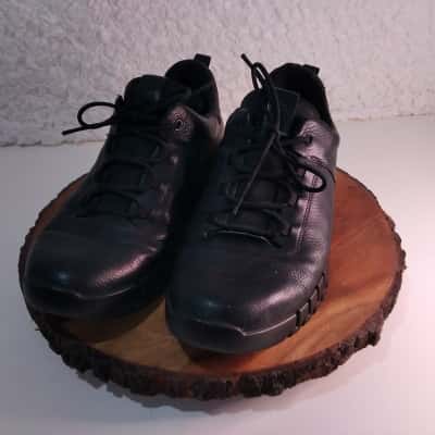 ECCO Gruuv Men's Leather Gore-Tex Sneakers - Size 9 / 9.5 - Black  