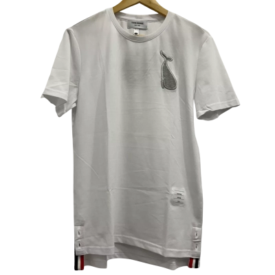 Thom Browne Mens  Size 2 Short Sleeve T-shirt White 