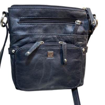 Womens Joan Weisz Black Handbag 20x21x4 cm