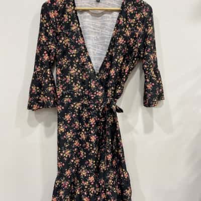 Portmans Womens  Size S Mini Dress / Wrap Dress Floral / Multicoloured 