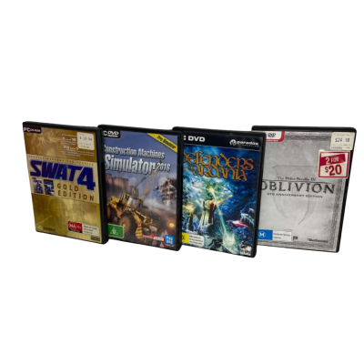 A Bundle of 4 PC DVD / CD ROM games. 