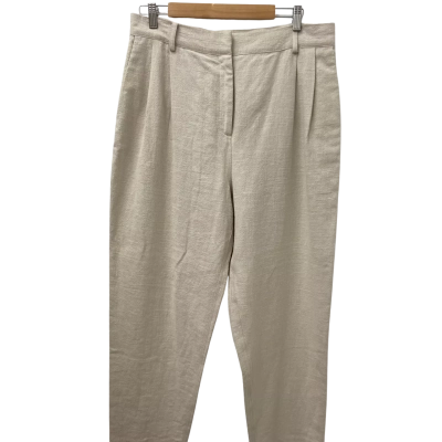 Seed Heritage Womens  Size 14 Wide Leg Pants Beige 