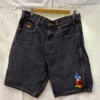 BUTTER GOODS DISNEY MICKEY MOUSE SHORTS BAGGY STONE MASH SIZE 30