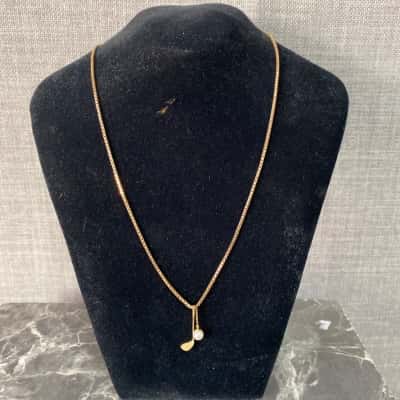 Womens Necklace Golf Club Charm