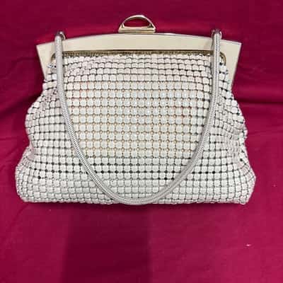 Glomesh Women's Vintage Cream Handbag 