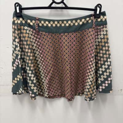 Ted Baker Womens Size 3 Midi Skirt Green 