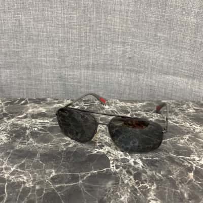  Womens Sunglasses Silver / Black Lenses 