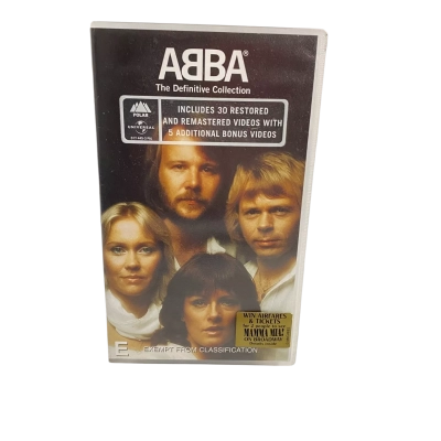 ABBA The Definitive Collection VHS Tape 