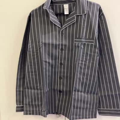 Big W Mens  Size L Grey / Pinstriped pyjamas 