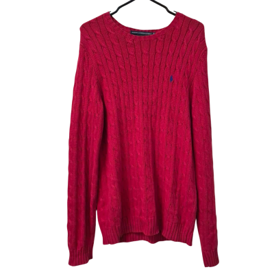 Ralph Lauren Sport Mens Size XL Jumper Red 