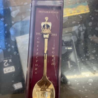 Queen Elizabeth II 50 year anniversary spoon