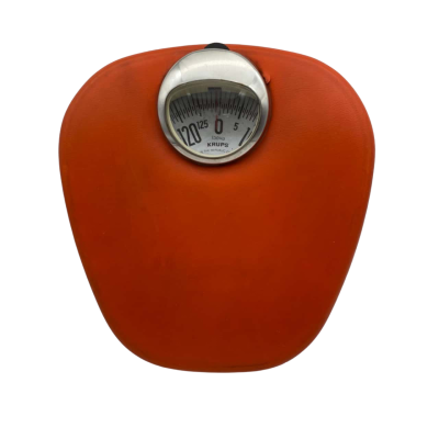 Vintage Krups Orange Mechanical Bathroom Scales