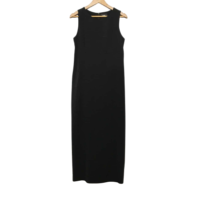 FWH Women's  Size 12 Black Sleeveless Maxi Dress 