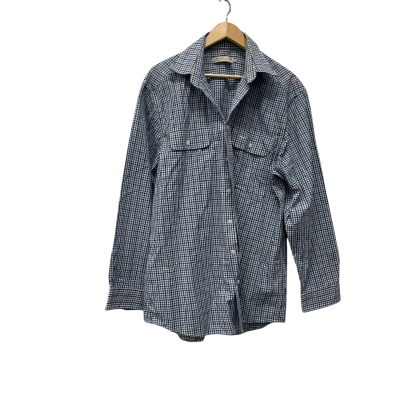 R.M. Williams Mens  Size XL Long Sleeve Shirt Blue / Gingham 