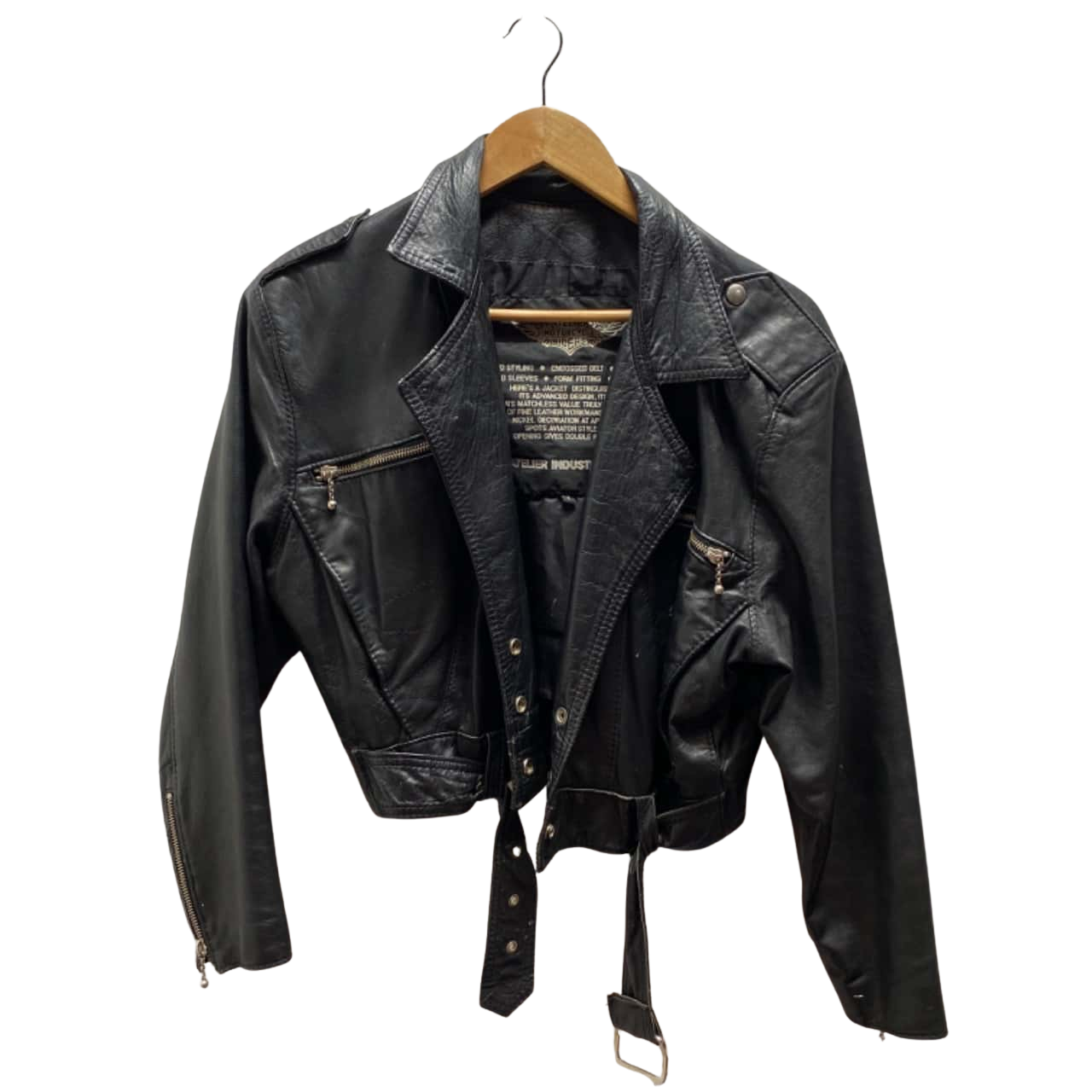 Atelier Womens Biker Jacket Black (s)