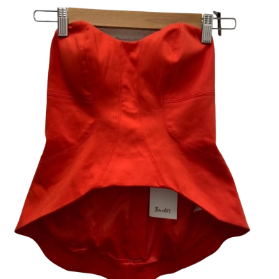 Bardot Womens  Size 6 Corset Top Chilli RRP $89.95
