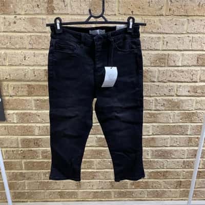 Jeanswest Womens SONNI MID WAISTED PEDAL PUSHER  Size 8 