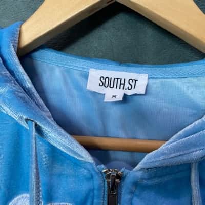  Womens  South.ST  Blue 2 piece sweat set Size S 