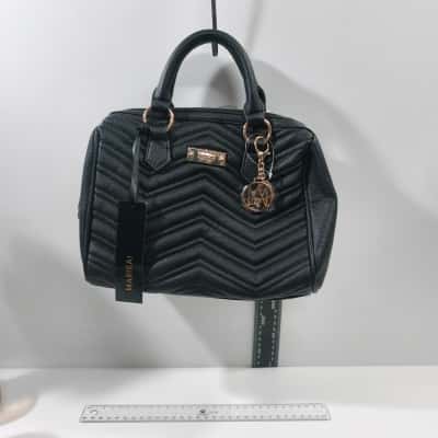 Marikai Womens Handbag Black / Gold PreOwned As New With Tag 