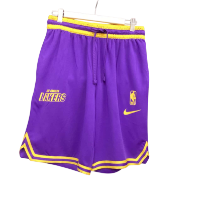 Nike Mens  Lakers Basketball Shorts Size M Purple / Yellow 