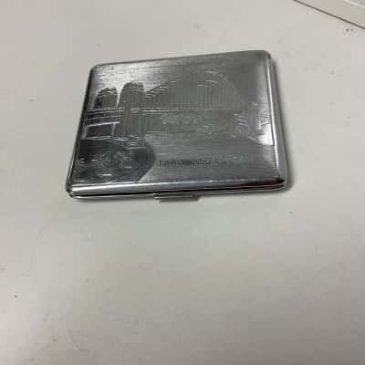 Vintage Sydney harbour bridge souvenir cigarette case 