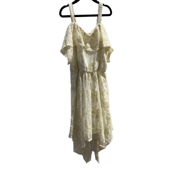 Bardot Junior Kids Size 12 Dress Cream Lace Formal / Elegant Boho RRP 159.99