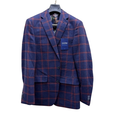 T.M. Lewin Navy Wool Suit Size 38/34 *New*