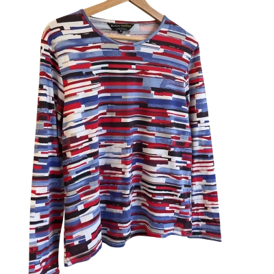 “Black Pepper” -  Womens  long sleeve top -Size 16 Pattern 