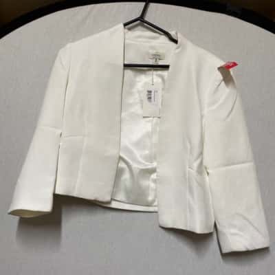 Forcast Womens  Size 10 White Jacket