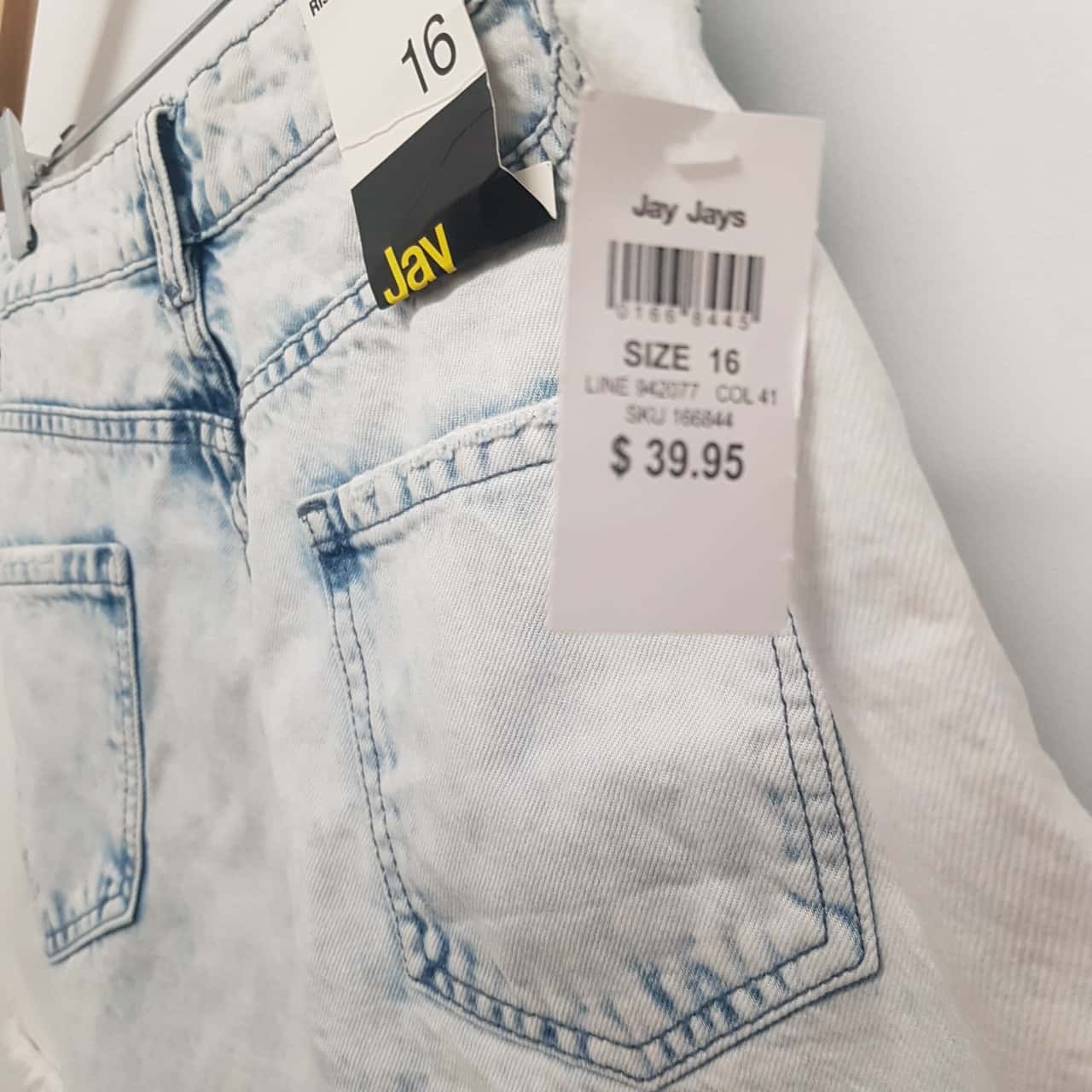 black denim shorts jay jays