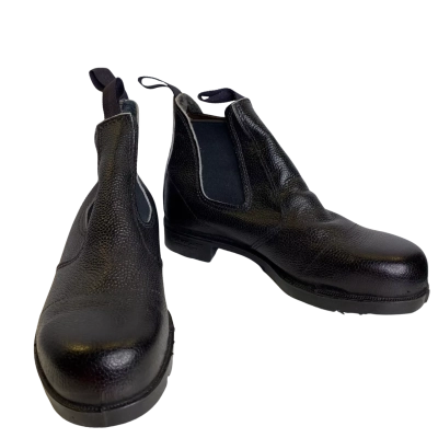 Comfortwear Elastic Sided Safety Toe Mens  Size 7 Boots Black  