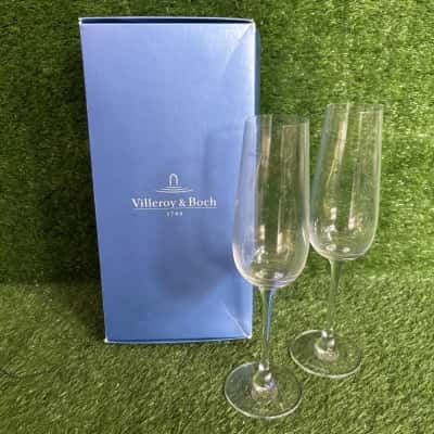 Villeroy & Boch Champagne Glasses x 2 (Boxed)
