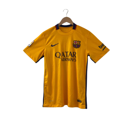 NIKE Men's Barcelona FC 2015-16 Away #9 Luis Suarez Football Shirt Soccer Jersey Size Small