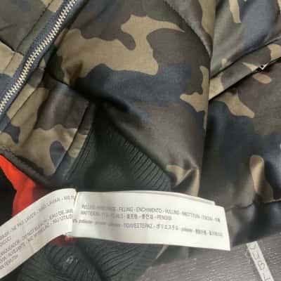 Mens Zara Man Size M Puffer Camouflage 