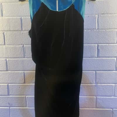 Karen Millen Womens  Size 12 Formal Dress Blue 