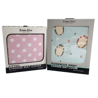 Bubba Blue Fitted Change mat cover & Waterproof Jersey mat cover 