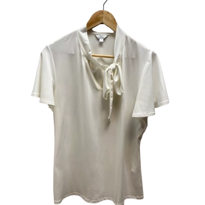 Jane Lamerton Womens Size L White Top