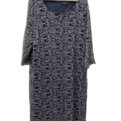 Maggie T Womens  Size 24 Shift Dress Grey 