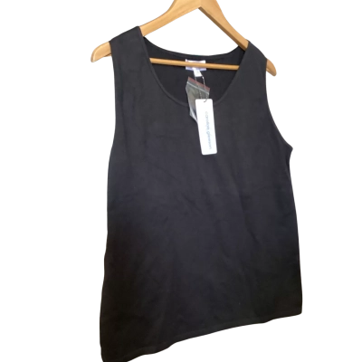 Caroline Morgan Womens  Size 16 Singlet Top Black  