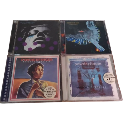 POWDERFINGER Four CD Album Collection - Internationalist, Vulture Street, Golden Rule, and Double Allergic