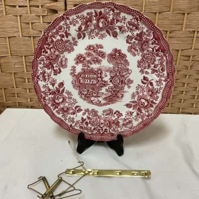 VINTAGE TONQUIN BY MYOTT MADE IN STAFFORDSHIRE ENGLAND AHAND ENGRAVED PATTERN PERMANENT UNDERGLAZE COLOURS BIRTHDAY CHRISTMAS GIFT PRESENT COLLECTABLE ANTIQUE 