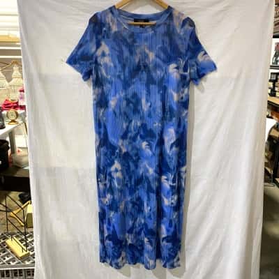 Basque Size 12 Blue Maxi Dress